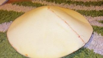 шляпка гриба из пенопласта своими руками