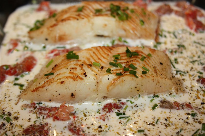 Палтус отварной