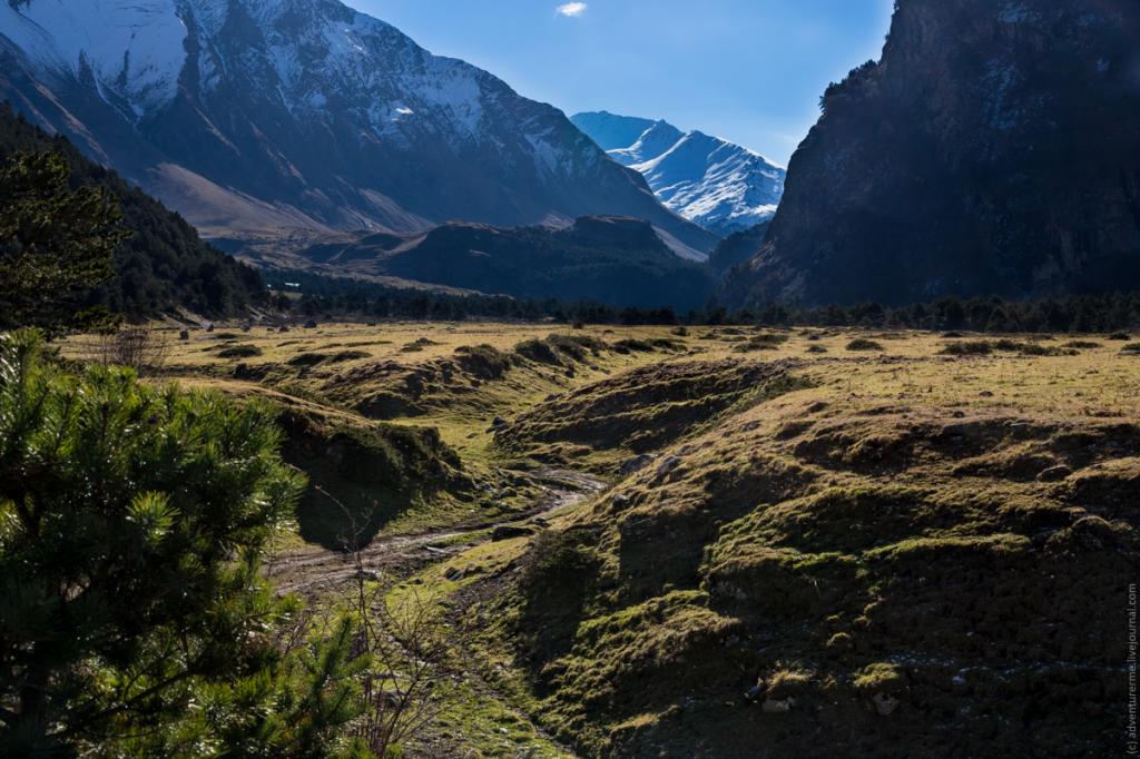 Природные ландшафты заповедной зоны