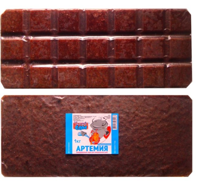 Замороженный корм для рыбок