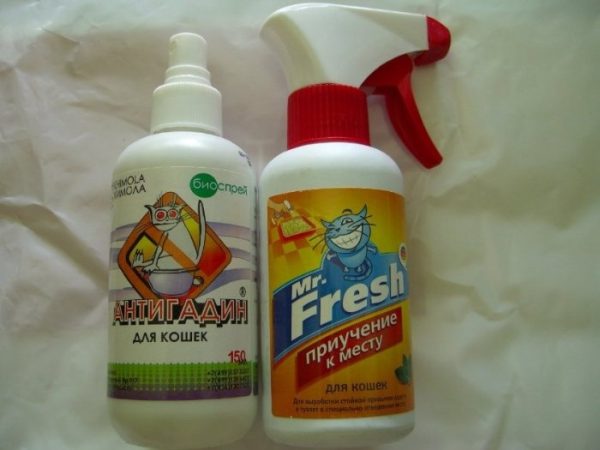 Антигадин и Mr. Fresh (средство для приучения к месту)