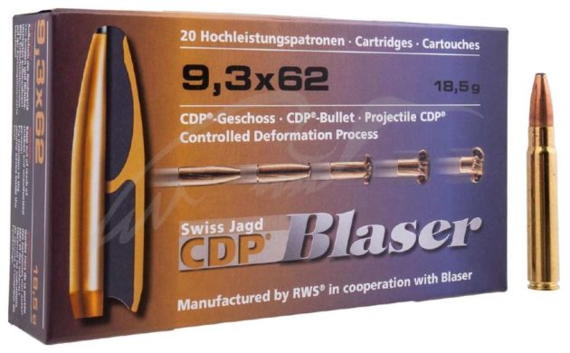 Патрон нарезной 9,3х62