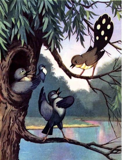 Сказка про скворца засоню и перелетных птиц