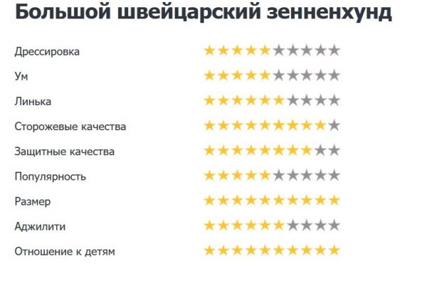 Наиболее важные характеристики большой горной собаки