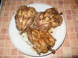 Запеченный рябчик Вареный рябчик