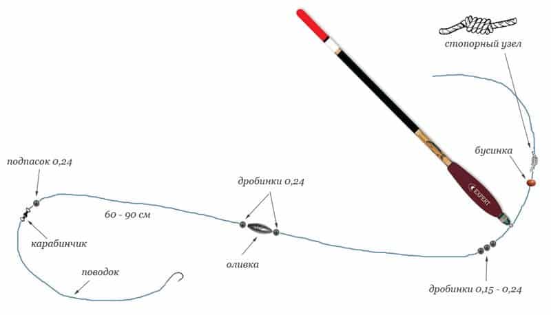Ловля линя на поплавочную удочку - поиск, тактика, оснастка