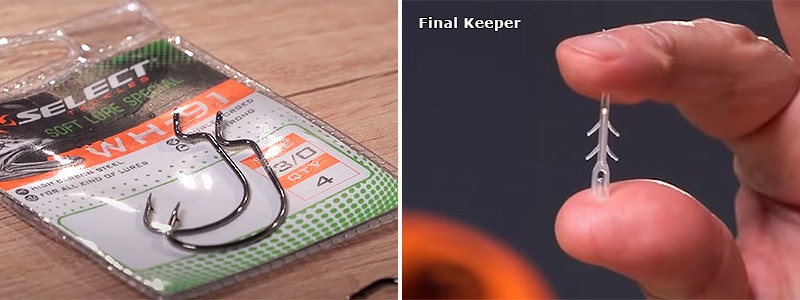 Офсетный крючок и финальный кипер