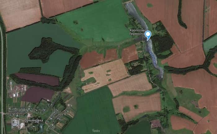 Рыбалка в деревне Кроптово