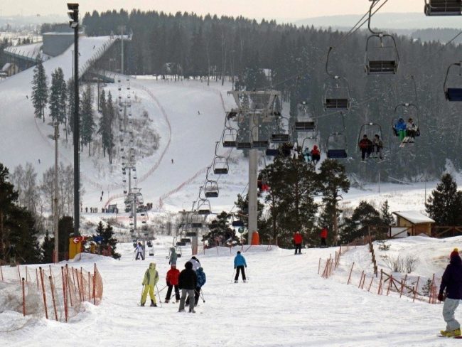 Здесь есть горнолыжные маршруты