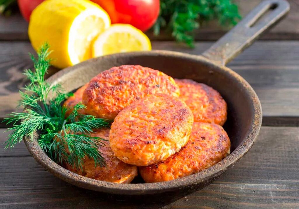 Луфарь котлеты