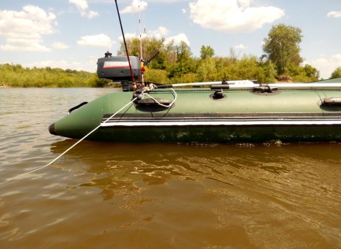 Как заякориться на лодке ПВХ для рыбалки