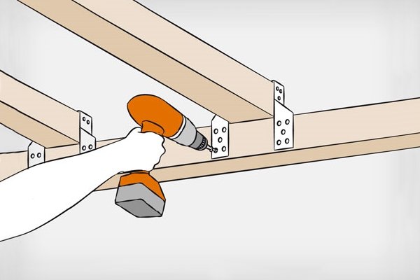 Установка стропил